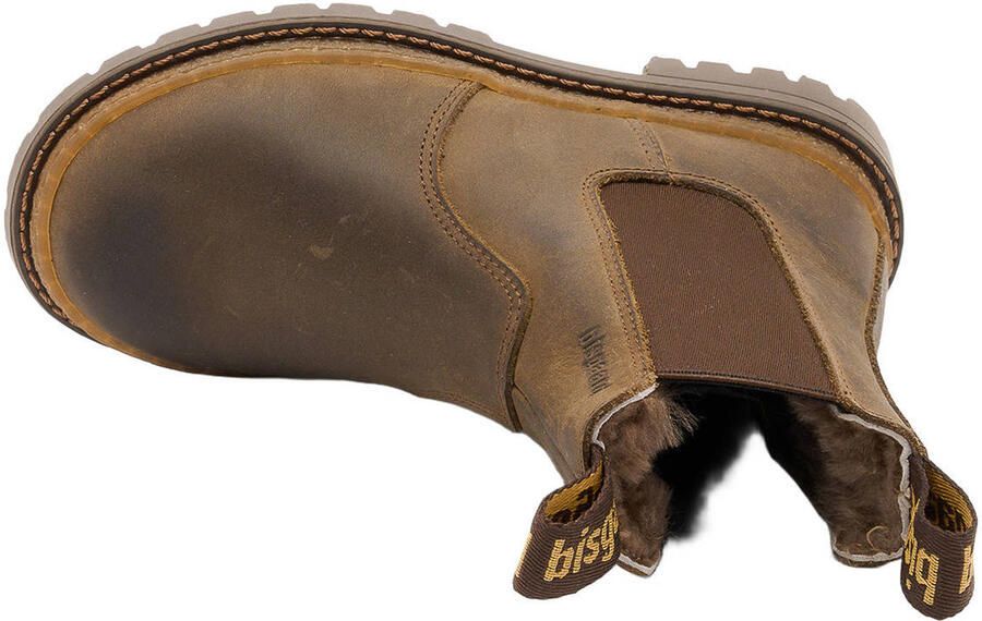 Bisgaard leren enkelboots met profielzool donkerbruin - Foto 7