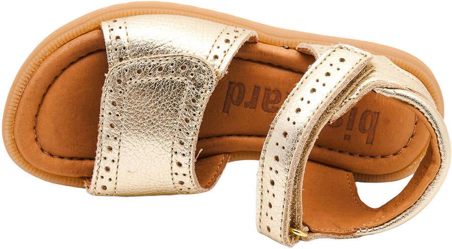 Bisgaard leren sandalen goud - Foto 3