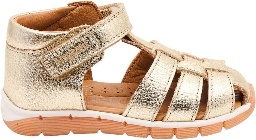 Bisgaard leren sandalen goud