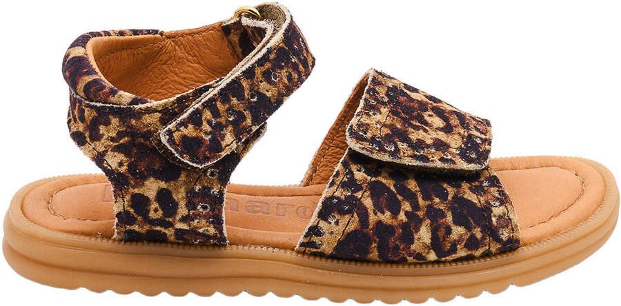 Bisgaard leren sandalen panterprint