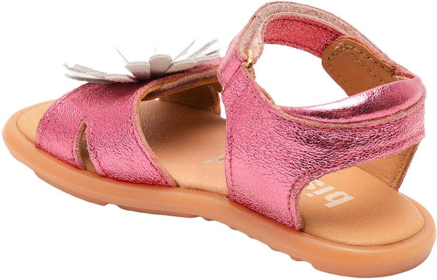 Bisgaard leren sandalen roze metallic - Foto 3