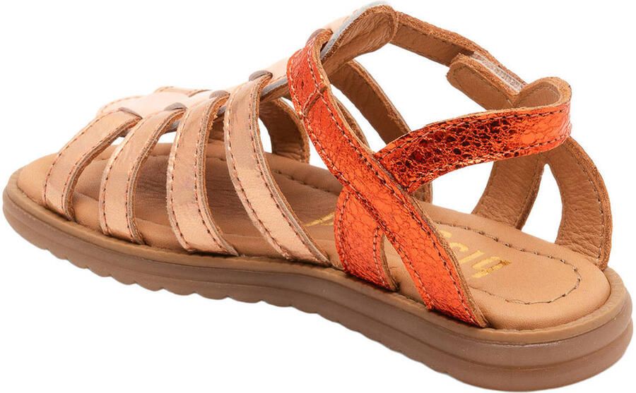 Bisgaard leren sneakers metallic roze oranje - Foto 2