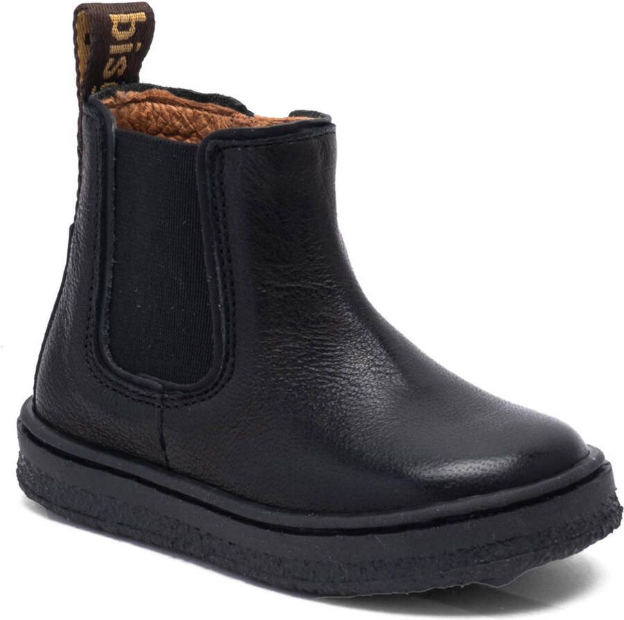Bisgaard Phillip leren enkelboots zwart