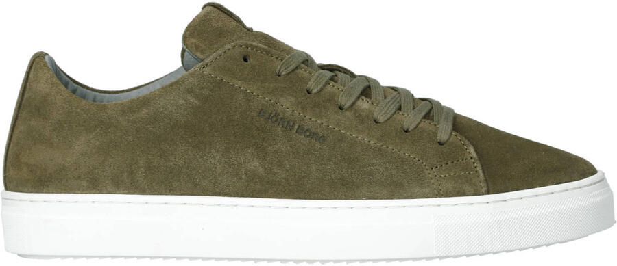 Björn Borg CLASSIC SU (SL100) suède sneakers olijfgroen