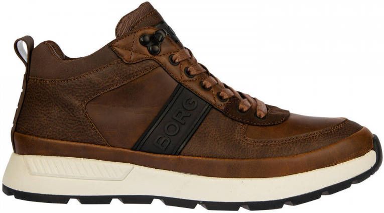 Björn Borg H100 MID TMP M suède sneakers bruin