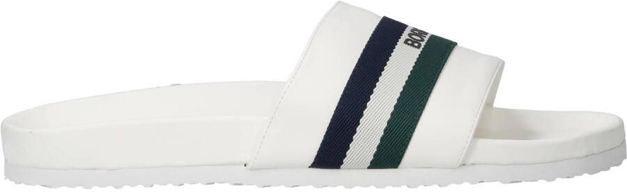 Björn Borg Heritage Badslipper Heren Met Strepen Wit
