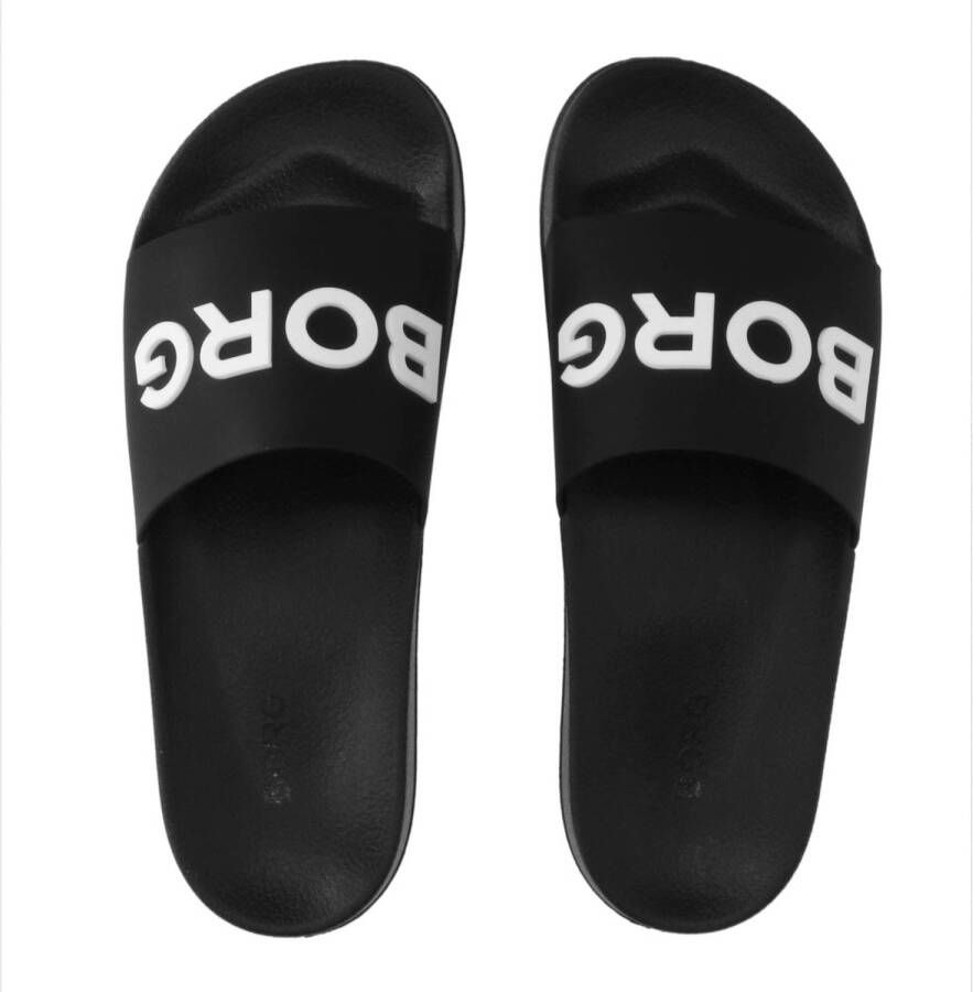 Björn Borg KNOX MLD M badslippers zwart wit