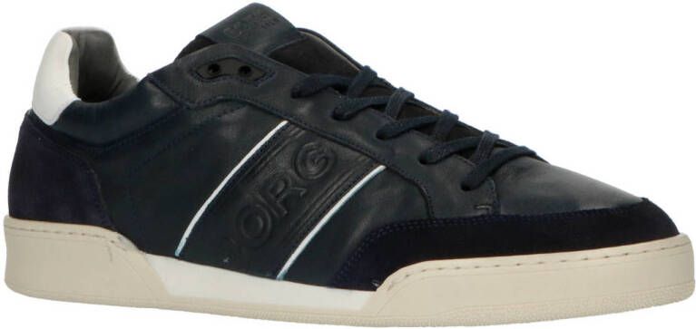 Björn Borg leren sneakers donkerblauw