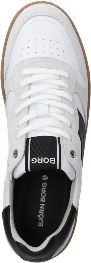 Björn Borg leren sneakers wit zwart - Foto 3