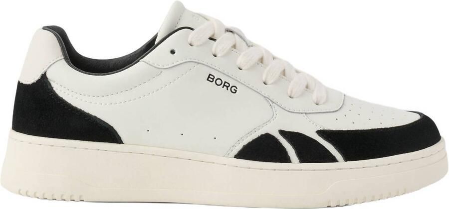 Björn Borg leren sneakers wit zwart