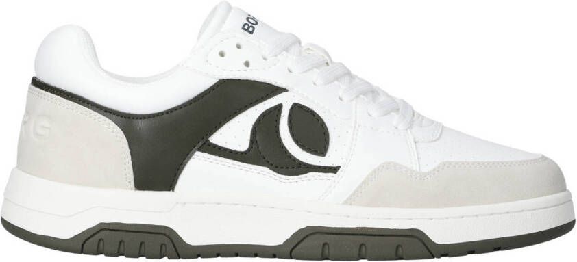Björn Borg Ollie WB Sneakers Heren Schoenen Mannen Wit Olijfgroen