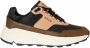 Björn Borg Chunky Runner Sneaker met Gemengde Materialen Brown Dames - Thumbnail 2