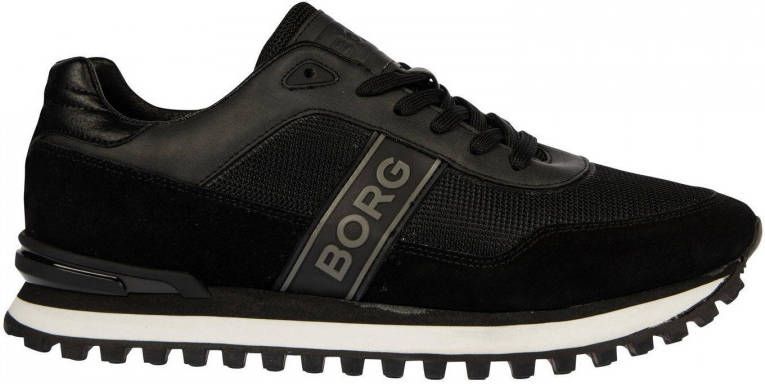 Björn Borg R2000 NYL M suède sneakers zwart
