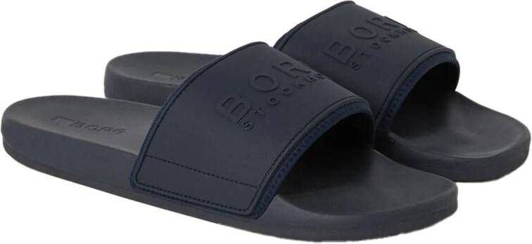 Björn Borg Heren Badslipper Navy BLAUW