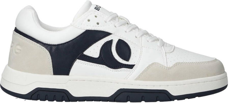 Björn Borg Ollie WB Sneakers Heren Schoenen Mannen Wit Donkerblauw