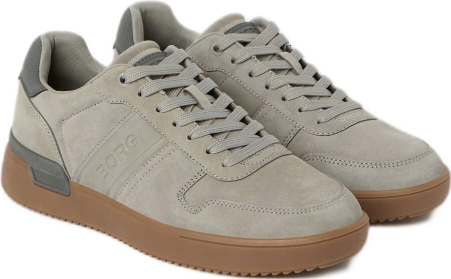 Björn Borg Spin Suede Sneaker Heren Lage Schoen Mannen Grijs Suede - Foto 2