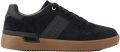 Björn Borg Spin Suede Sneaker Heren Lage Schoen Mannen Zwart Suede - Zwart