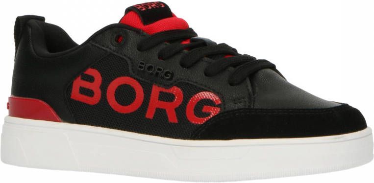 Björn Borg T1060 LGO T sneakers zwart rood