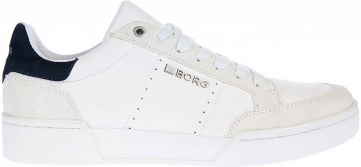 Björn Borg T1316 SPT M 1973 sneakers wit donkerblauw