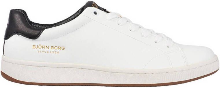 Björn Borg Klassieke Twist Sneaker met Metallic Logo Details White Heren