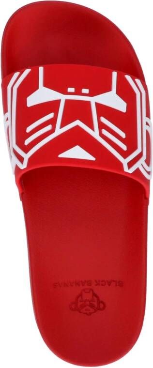 BLACK BANANAS badslippers rood Rubber Meerkleurig 38