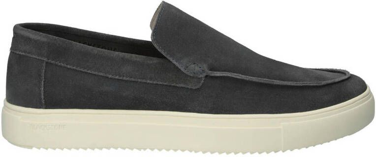 Blackstone Barron suède loafers donkerblauw