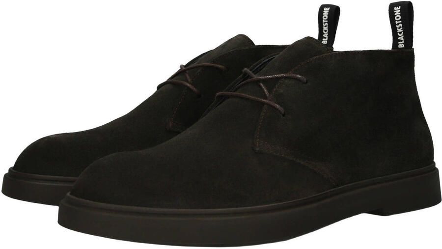 Blackstone Cobble Clem suède veterboots donkerbruin - Foto 3