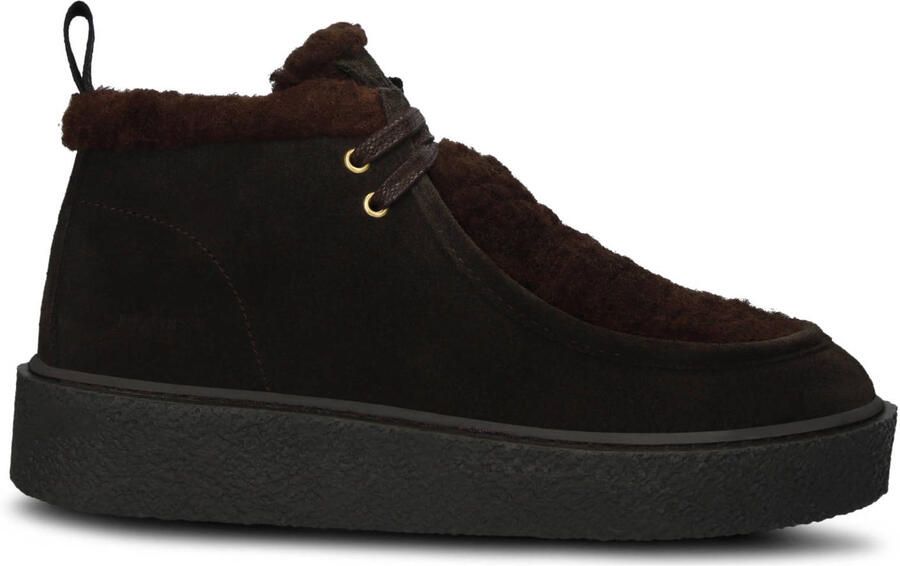 Blackstone ENJAR SAALA EL427 Dark Brown Sneaker (mid) Dames Dark brown