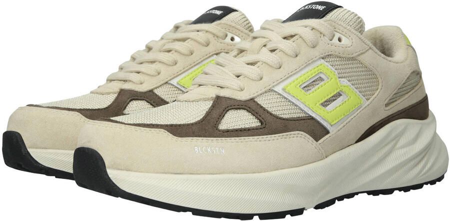 Blackstone FLINT MOSS DG531 Oyster White Runner Sneaker Heren Beige