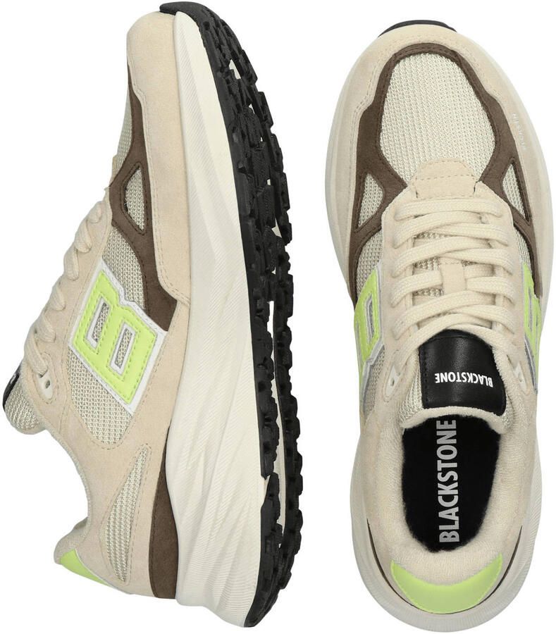 Blackstone FLINT MOSS DG531 Oyster White Runner Sneaker Heren Beige - Foto 4