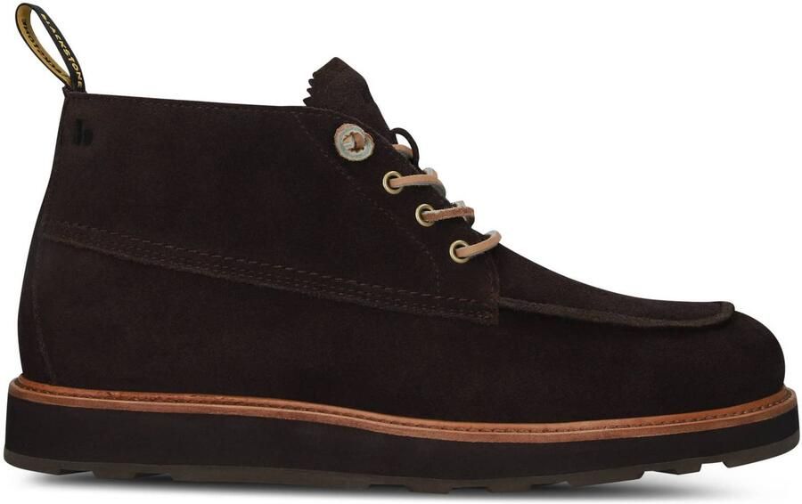 Blackstone PERIDO ASHER MID GG652 Mole Lace-ups Heren Dark brown