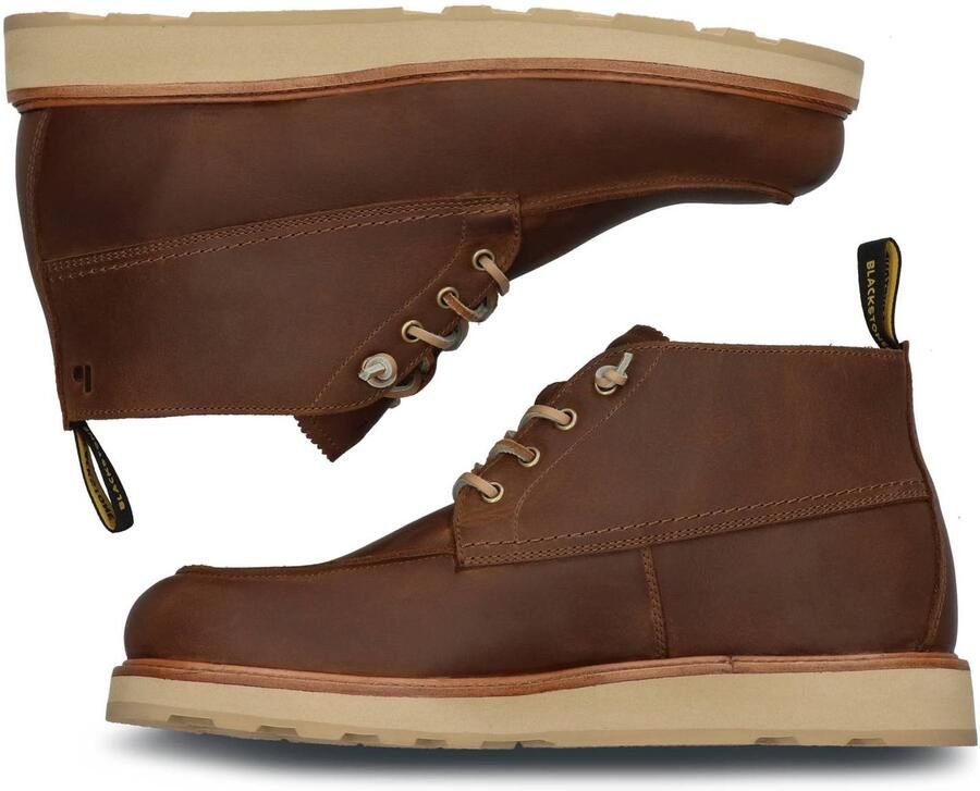 Blackstone PERIDOT ASHER MID GG653 Tan Lace-ups Heren Brown - Foto 2