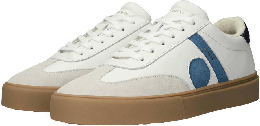 Blackstone QUARTZ AUDEN EG554 White Blue Sneaker (low) Heren White