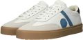 BLACKSTONE Sneakers laag 'Quartz Auden' taupe donkerblauw zwart wit - Wit