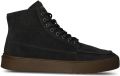 Blackstone RUBY EERO ZIPPER CG524 Bitumen Sneaker (high) Heren Dark grey - Zwart