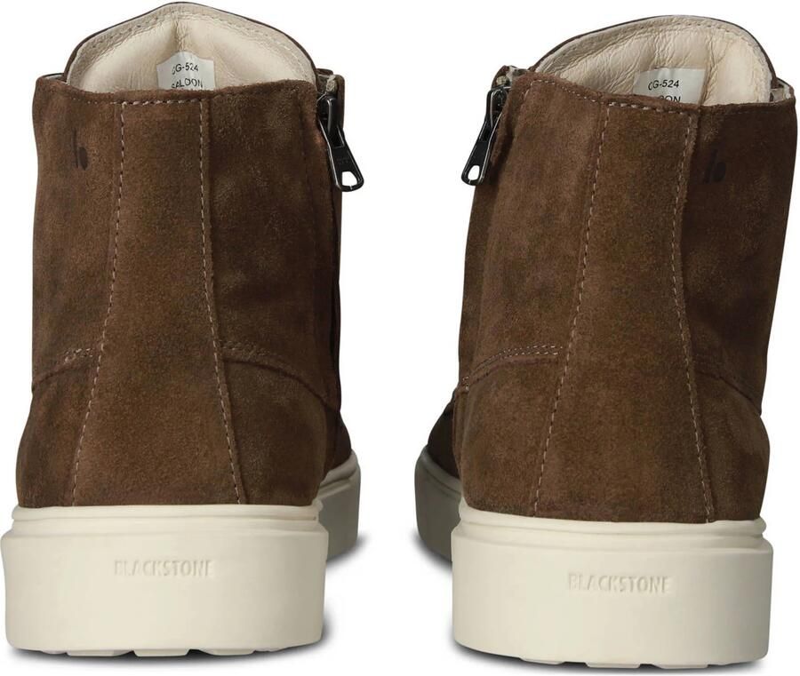 Blackstone RUBY EERO ZIPPER CG524 Saloon Sneaker (high) Heren Dark brown - Foto 2