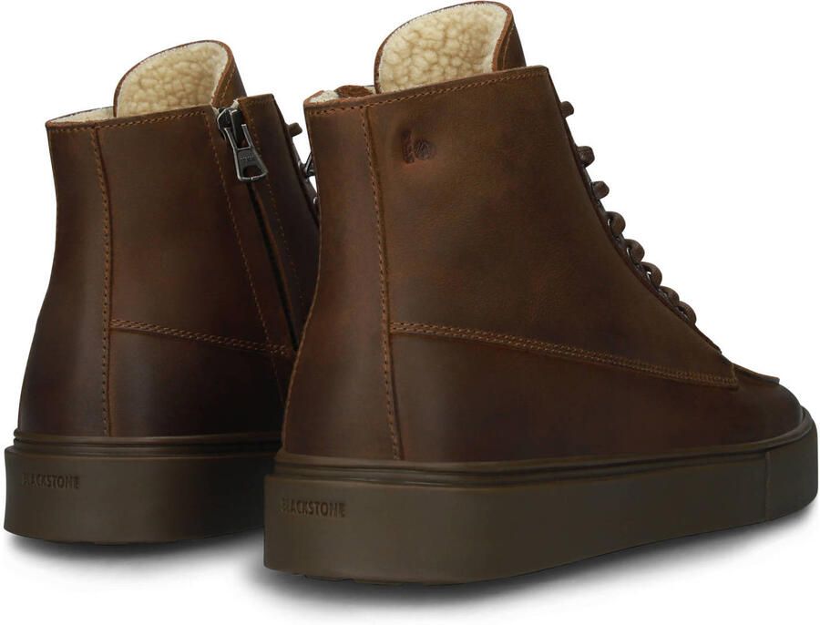 Blackstone RUBY EERO ZIPPER CG188 Tan Sneaker (high) Heren Dark brown - Foto 3
