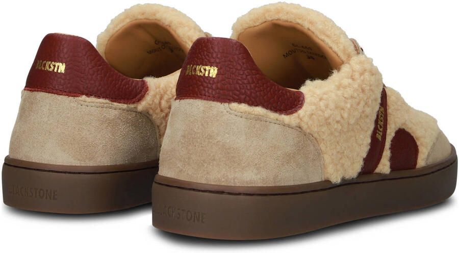 Blackstone SIERRA NATUK GL440 Mouton Maroon Sneaker (low) Dames Beige - Foto 3