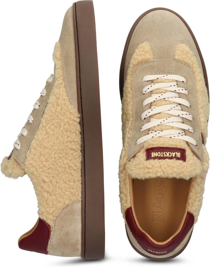 Blackstone SIERRA NATUK GL440 Mouton Maroon Sneaker (low) Dames Beige - Foto 2