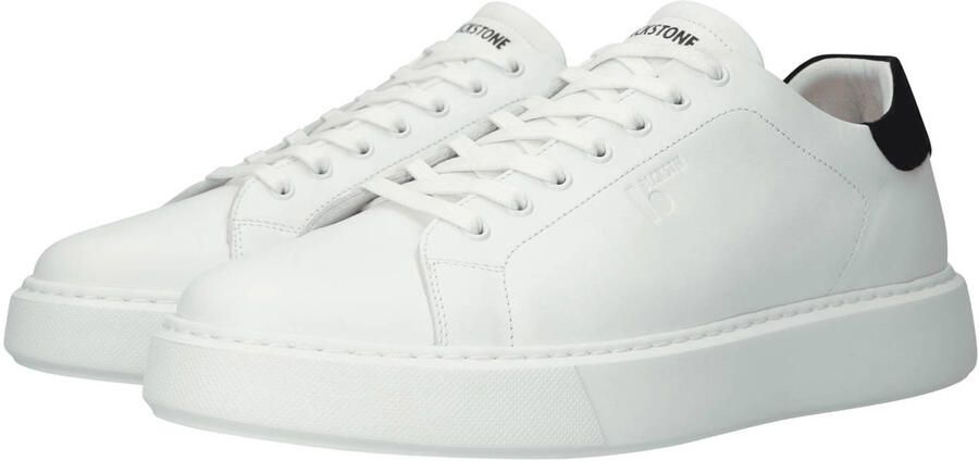 Blackstone STANLEY MILES FG620 White Blue Sneaker (low) Heren White