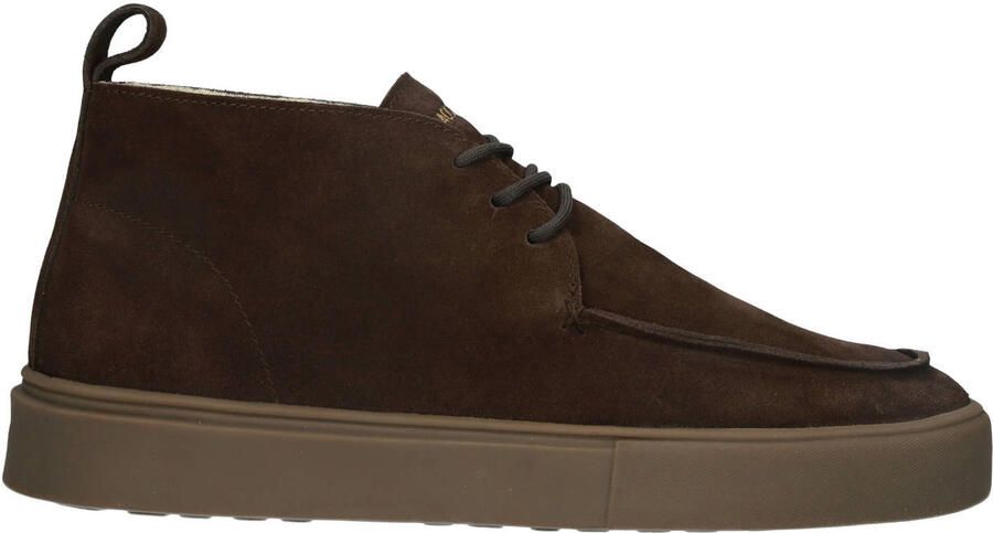 Blackstone suède veterboots donkerbruin