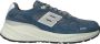 BLACKSTONE Lage Sneakers Heren Flint Moss Maat: 46 Materiaal: Suède Kleur: Blauw - Thumbnail 1