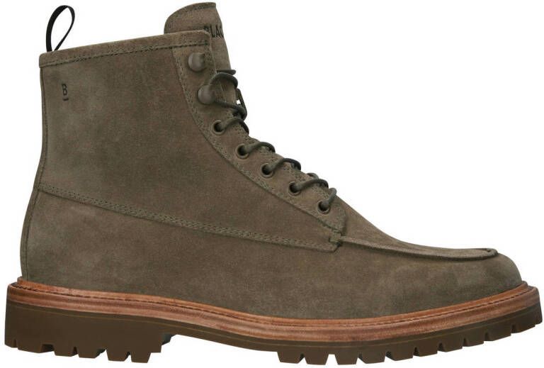 Blackstone heren veterlaarzen gastown boaz daim kaki