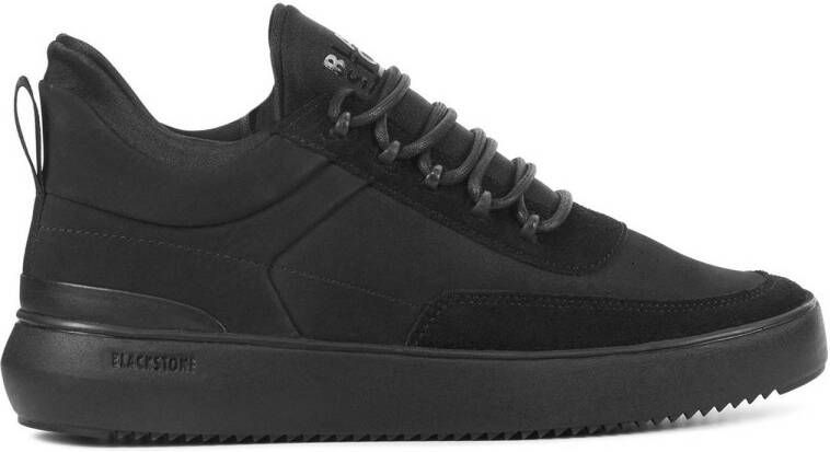 Blackstone Sneakers Heren Lage sneakers Herenschoenen Nubuck AG118 Zwart