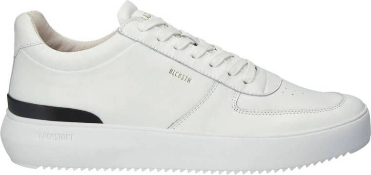 BLACKSTONE Lage Sneakers Heren Bg165 Maat: 44 Materiaal: Leer Kleur: Wit
