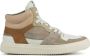 Blackstone KEYLA YL52 BONE BROWN HIGH SNEAKER Vrouw BONE BROWN - Thumbnail 2