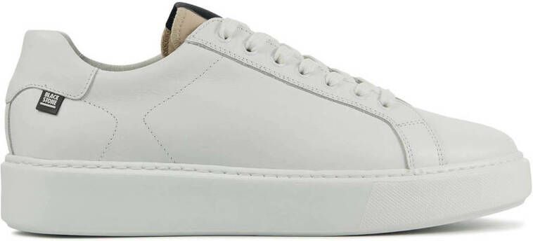 Blackstone Luxe Witte Lage Sneaker Xl21 White Dames