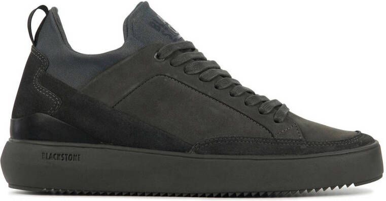 Blackstone Sneakers Heren Lage sneakers Herenschoenen Leer YG15 Antraciet