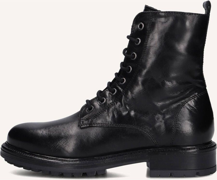 BLASZ Veterboots Dames 2queen201 Maat: 39 Materiaal: Leer Kleur: Zwart - Foto 6