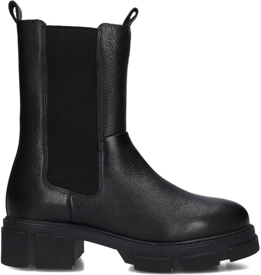 BLASZ Belice-10 Enkellaarsjes Enkelboots met rits Dames Zwart